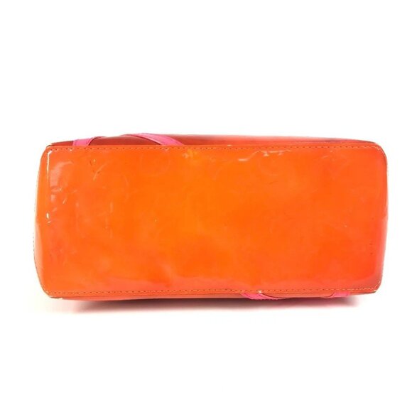 LOUIS VUITTON M91905 Lead PM Tote Bag Hand Bag Monogram Vernis - Picture 5 of 16